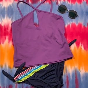 💜Tankini Top with Keyhole